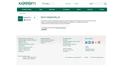 Desktop Screenshot of itxon.kaspersky.pl