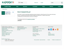 Tablet Screenshot of itxon.kaspersky.pl