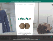 Tablet Screenshot of kaspersky.pl